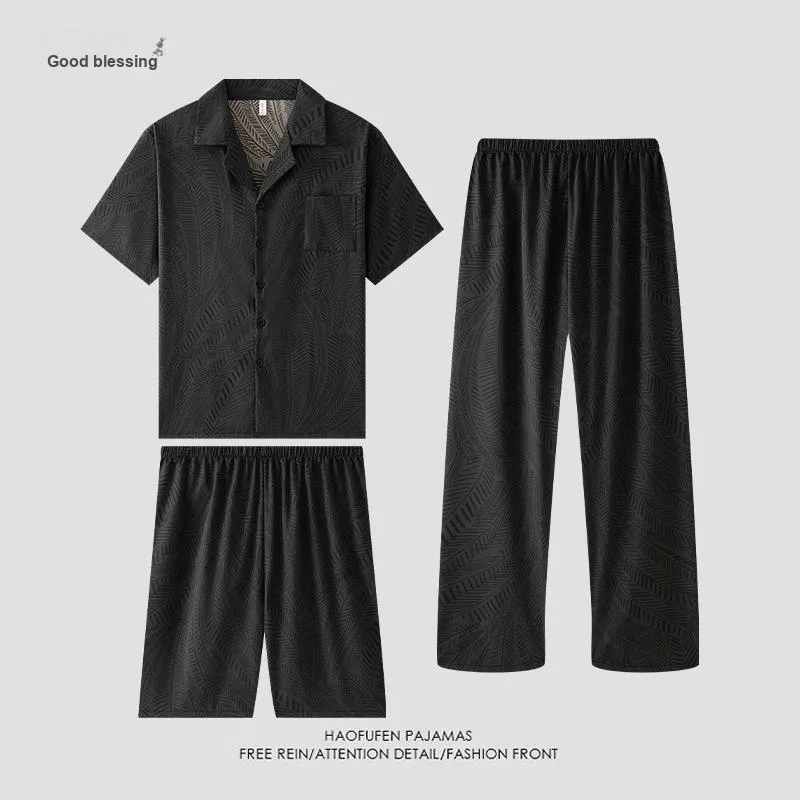 Good fortune Men Pajama Sets-1