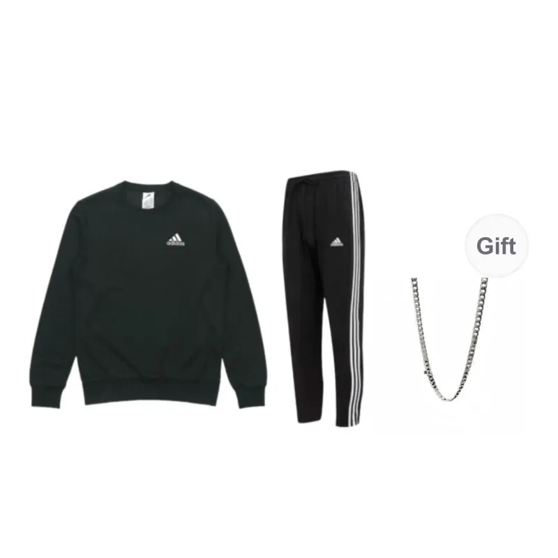 Adidas Sweatshirt Set Unisex Black-0
