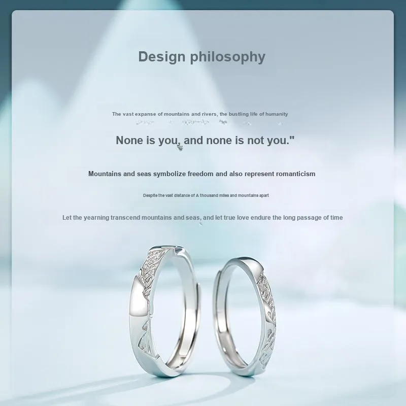Hurry That Year S999 Fine Silver Rings Unisex-2