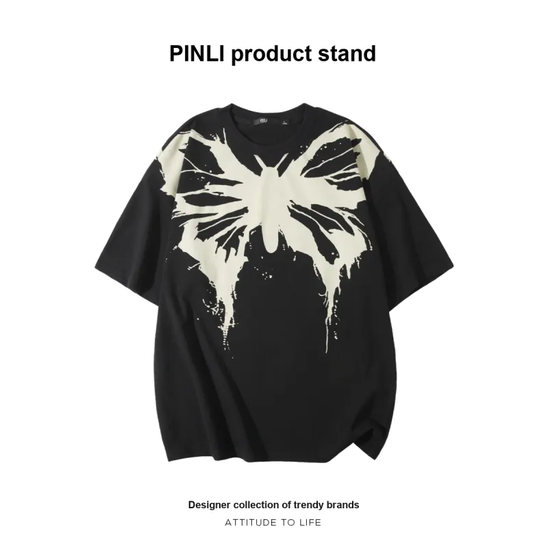 Pin Li T Shirts Men Black-3