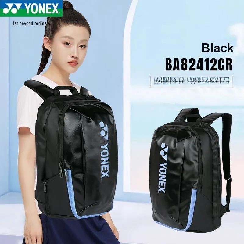 YONEX Badminton Racket Bags Backpack Black Unisex-3