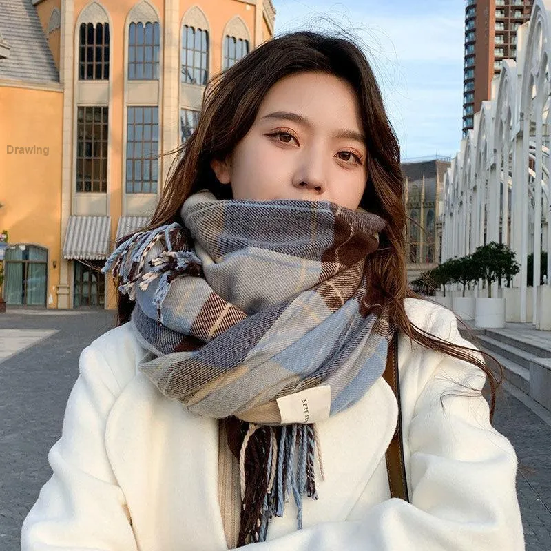 DZP Knit Scarves Unisex-5