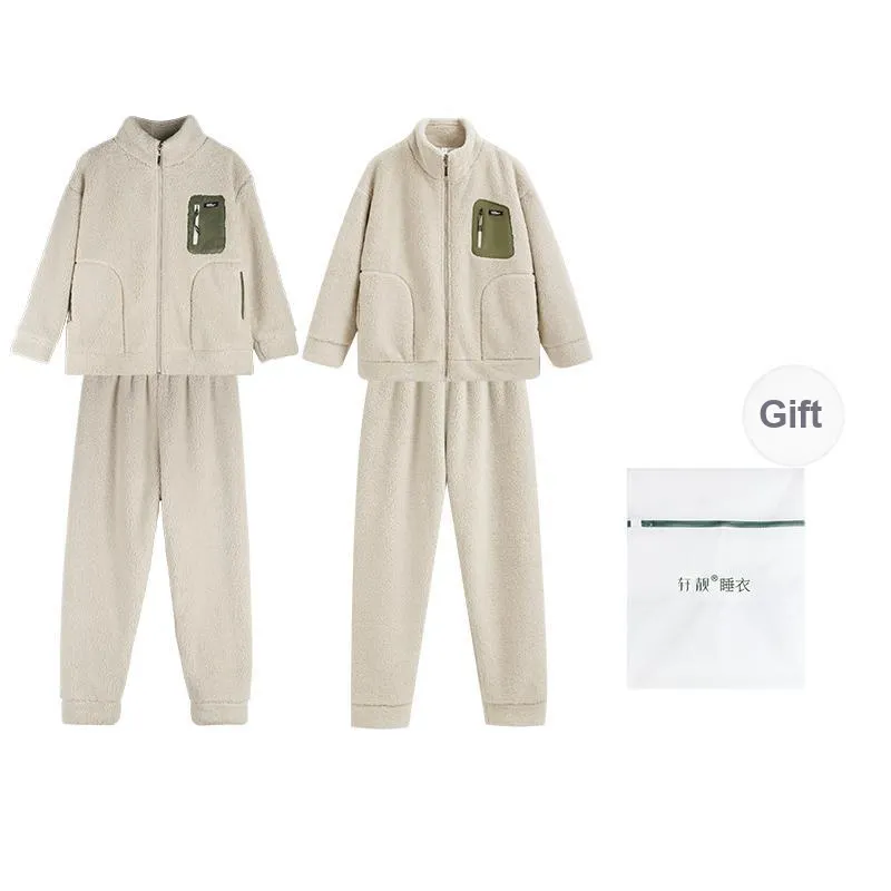 Xuan Liang Pajama Set For Fall And Winter Unisex Laundry Bag Included