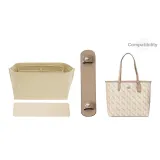 City33[Beige Brown]Open Top Liner+Shoulder Pads+Bottom Pad