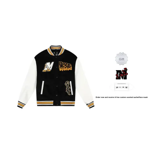 MEDM x TOUWENZI D MR. ENJOYDA MONEY X Header Текст D Co Брендированная Серия Бейсбольная куртка Унисекс