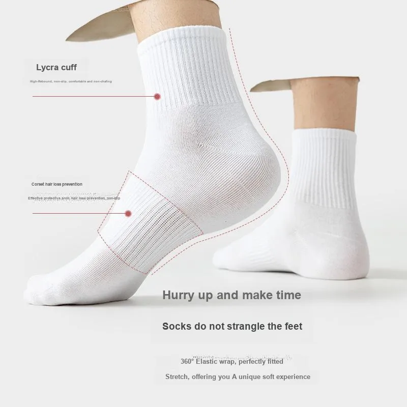 SOIE Mid Calf Socks Unisex 6 Pack-21