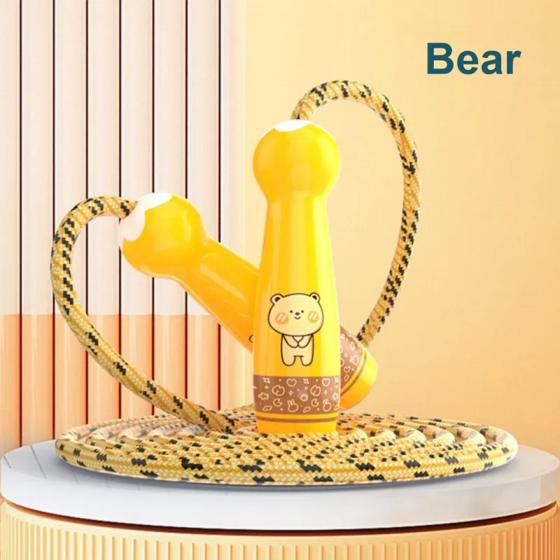 Kaikang Student Supply Non Countable Jump Ropes Kindergarten Kids' ABS Controller, Cotton Cord-10