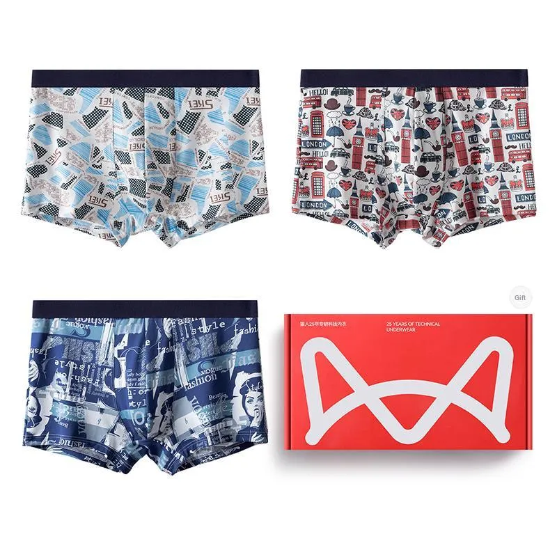 MIIOW Underpants Men's Box 3 Pack-0