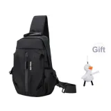 Black with Cheering Duck Charm