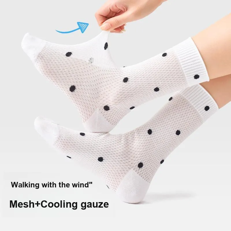 JKN Mid Calf Socks Women's Combo Set-17