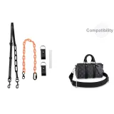 [Set of 3]Shoulder Strap+Orange Chain+Abrasion-Resistant Strap+Free Protective Ring