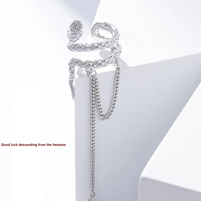 MGS Alloy Clip On Earrings Women's-3