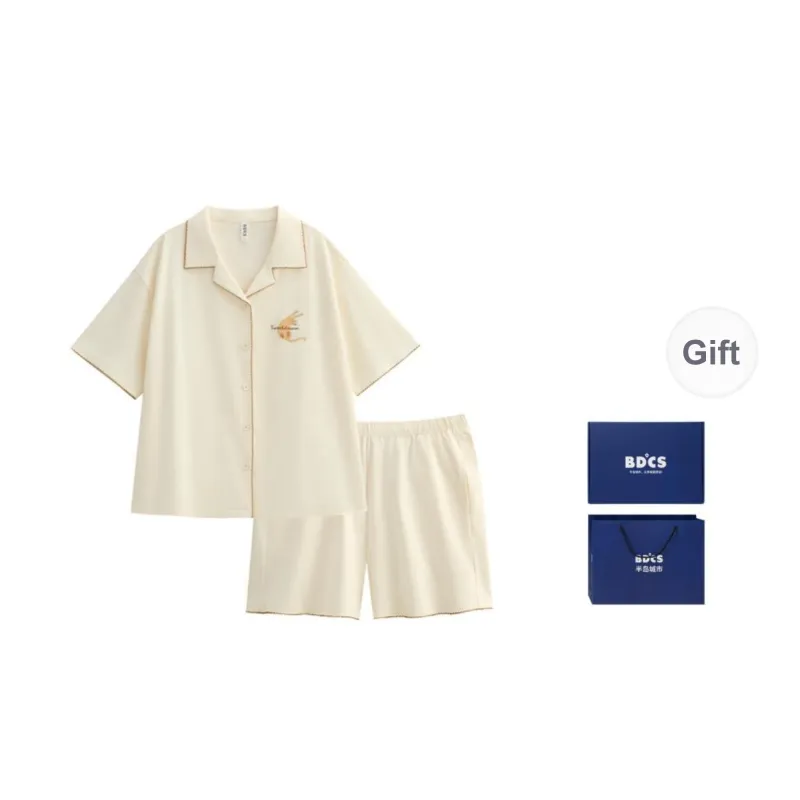 Peninsula City Pajama Set Women's Gift Box Set Apricot-0