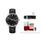 512 Steel Black Dial Black Belt