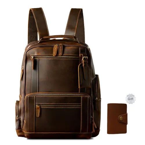 Simple & Nature Backpack Dark Brown