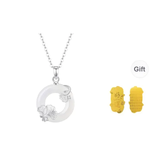 YINCHIE Chalcedony Jade Necklaces Women's