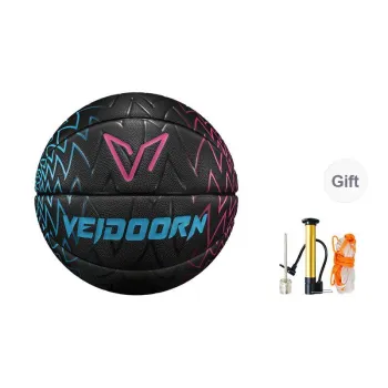 VEIDOORN PU Basketball Black Size 7 Ball Street Training Competition Unisex