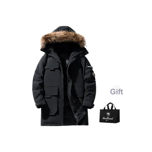VanCamel Черная унисекс пуховая куртка