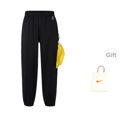 Nike ACG STORM-FIT Knitted Sweatpants Men Black Gift Bag