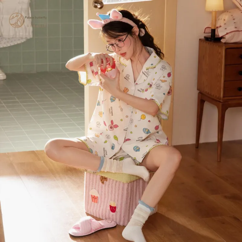 Gongdie x Disney Pajama Set Women's Gift Box Set-4