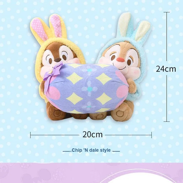 Disney Characters Chip 'N Dale, Rabbit Costume Collection Dolls Plush Doll 24cm Height-2