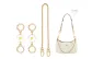 White Small Daisy (Two Pieces)+Decorative Chain 40cm