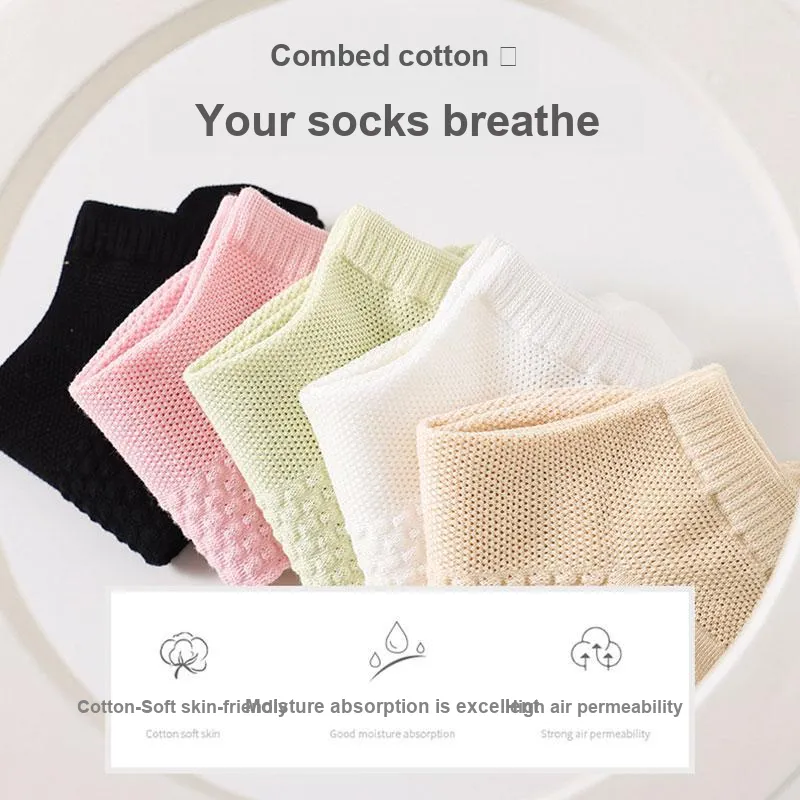 MIIOW Cool One Summer Series No Show Socks Women's 5 Pack-2