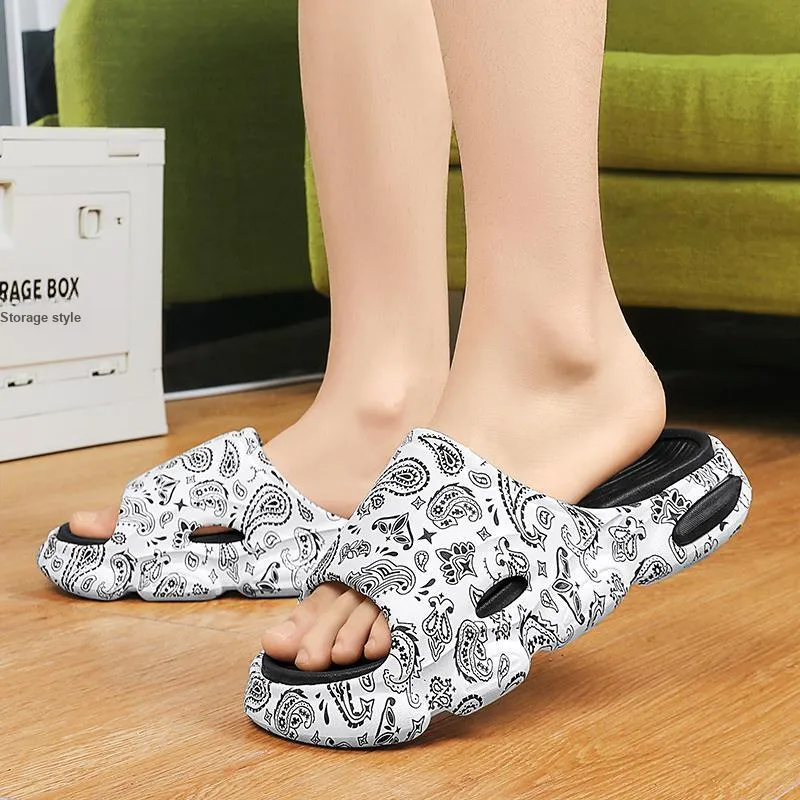Kung Fu Partners Slip Resistant Odor Resistant Abrasion Resistant Slide Slippers Unisex-7