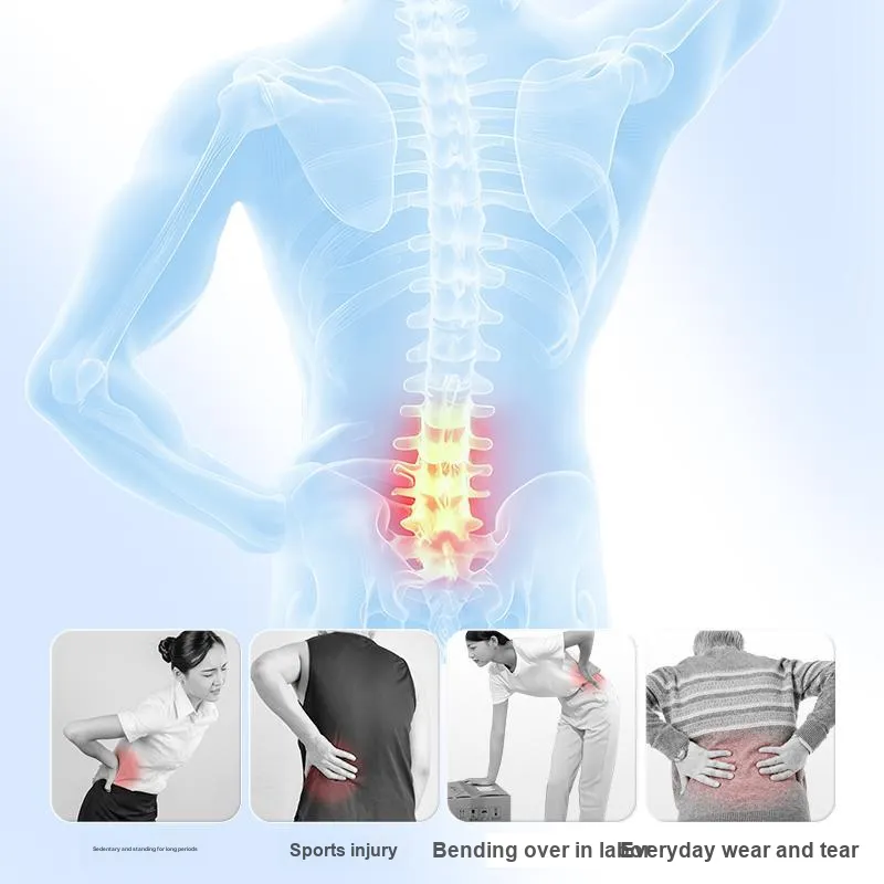 Vader Medical Back Support Braces Breathable Rehabilitation Light Gray Unisex-1