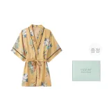 [Gift Box Set]Lace-Up (Yellow Hollyhock) Morning Robes