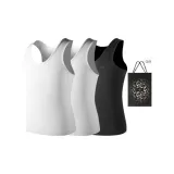 Loose Fit 3 Pack (White+White+Black)