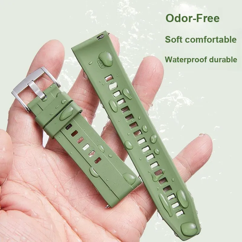 IStrap Huawei Compatibility Watch Band 22mm Fluoroelastomer Material-6