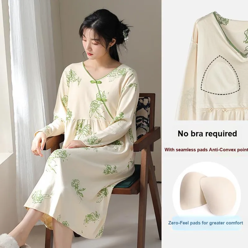 Lan Miao Long Sleeved Dress Women's Emerald Green-4