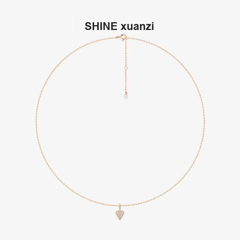 SHINE S925 Silver Necklaces Women's-1