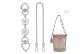 [Silver]Cherry Blossom Extender Chain 16cm+Decorative Chain