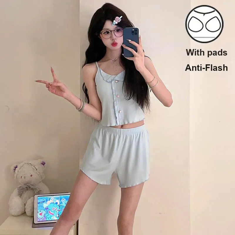 CHUDUAN Women's Pajama Sets-5