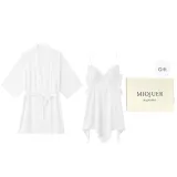 White 6766 (Outer Robe+Camisole Dress) Gift Box Set