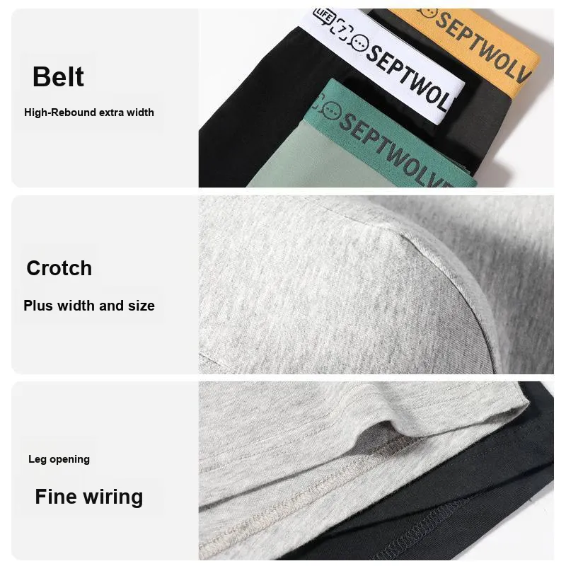 SEPTWOLVES Boxer Shorts Men's Box 3 Pack+Free Shopping Bag-5