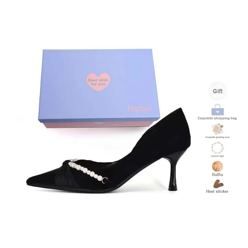 Xingdiman Slim Heel High Heels Women's-11