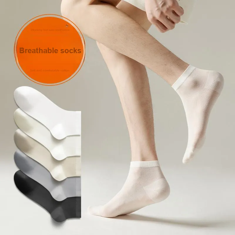 XIA.WA.ZHI.XIU Ankle Socks Men's Box 5 Pack-19