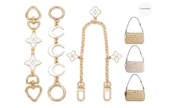 Lan Bao Fan Metal, Alloy Metal Bag Accessory Bag Strap Women's Gold