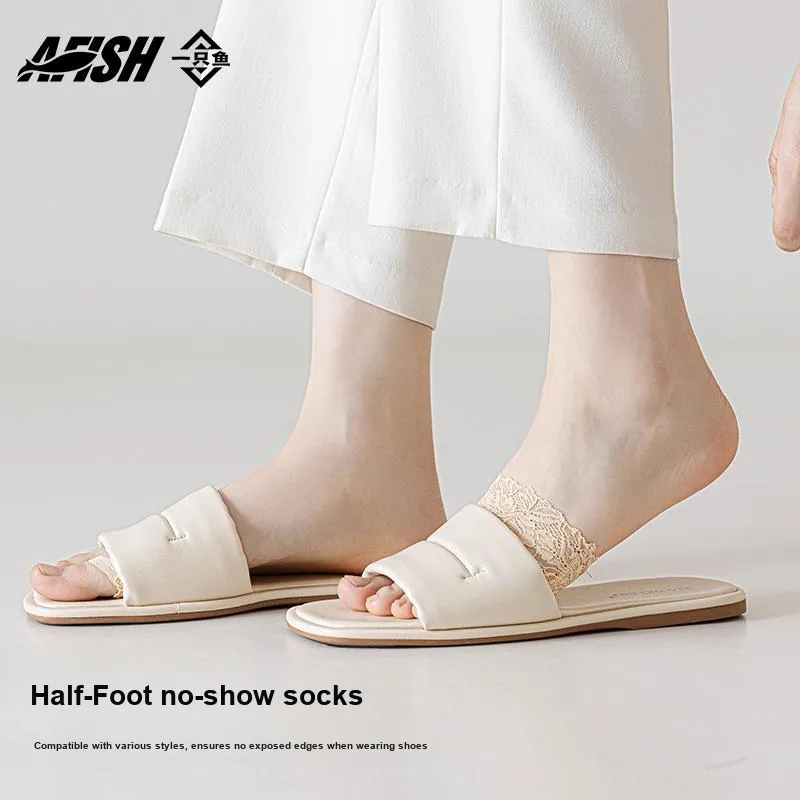 AFISH No Show Socks Women's Shopping Bag 4 Pack-12