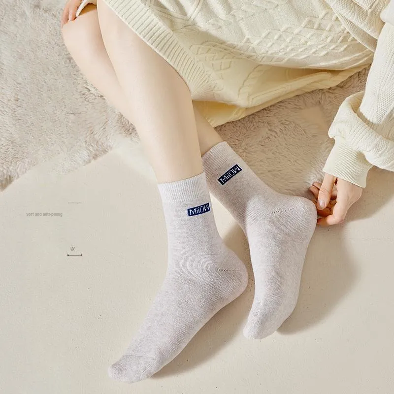 MIIOW Mid Calf Socks Unisex 3 Pack-79