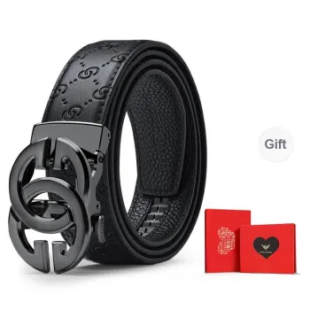 WilliamPOLO Cow Leather Belts Men's Multiple Colors 3.5cm Width