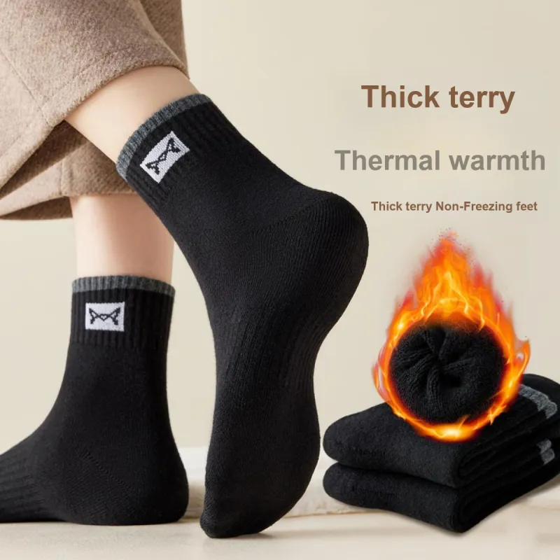 MIIOW Mid Calf Socks Men's 3 Pack-1