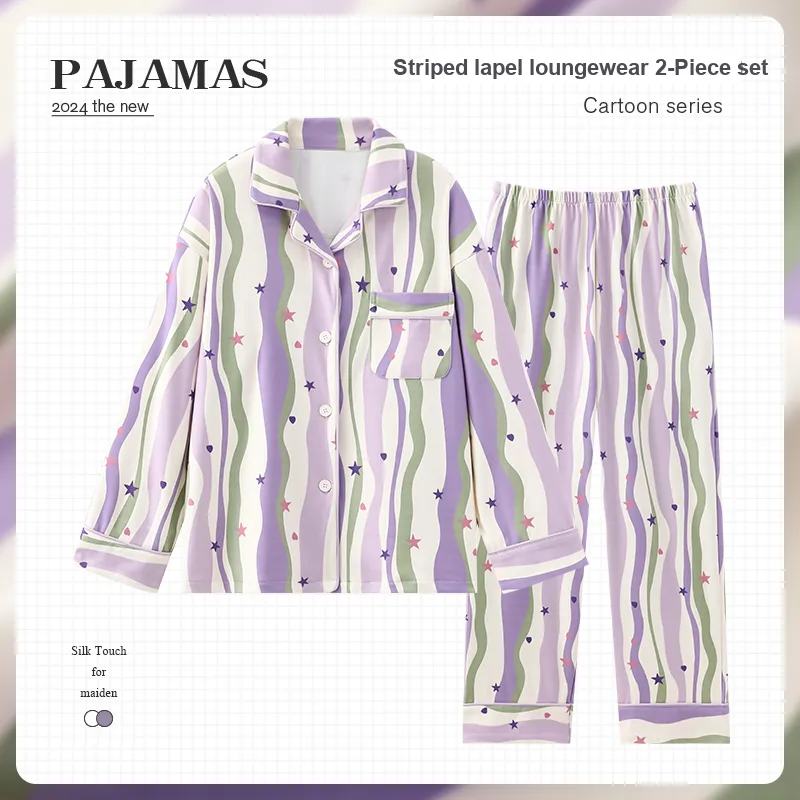 Sleeping Beauty Pajama Set Women's Purple-1