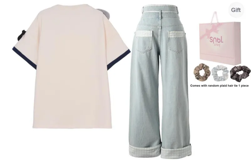 SNBL Casual Suit Women's Pants+T Shirt-1