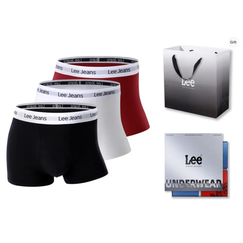 Lee Underpants Men's Combo Set Box+Shopping Bag-21