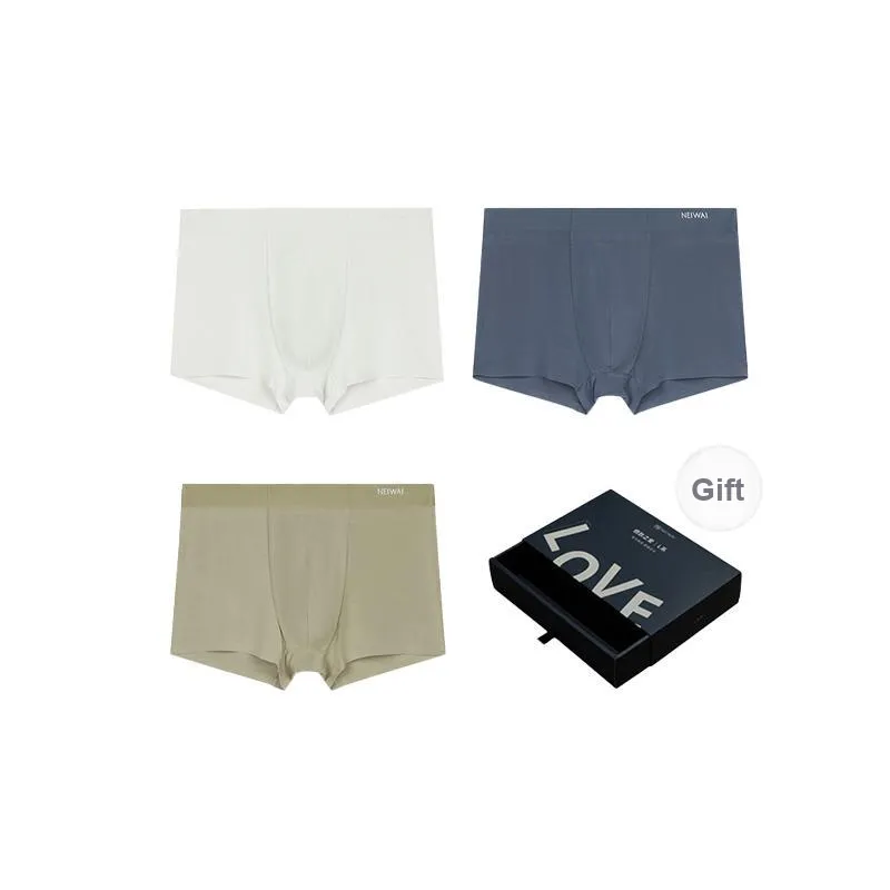 NEIWAI Boxer Shorts Men's Shopping Bag Included Box 3 Pack-4