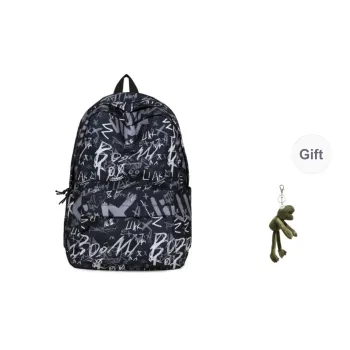 KAMLUI Oxford Backpack Regular Unisex Black/Purple/Blue